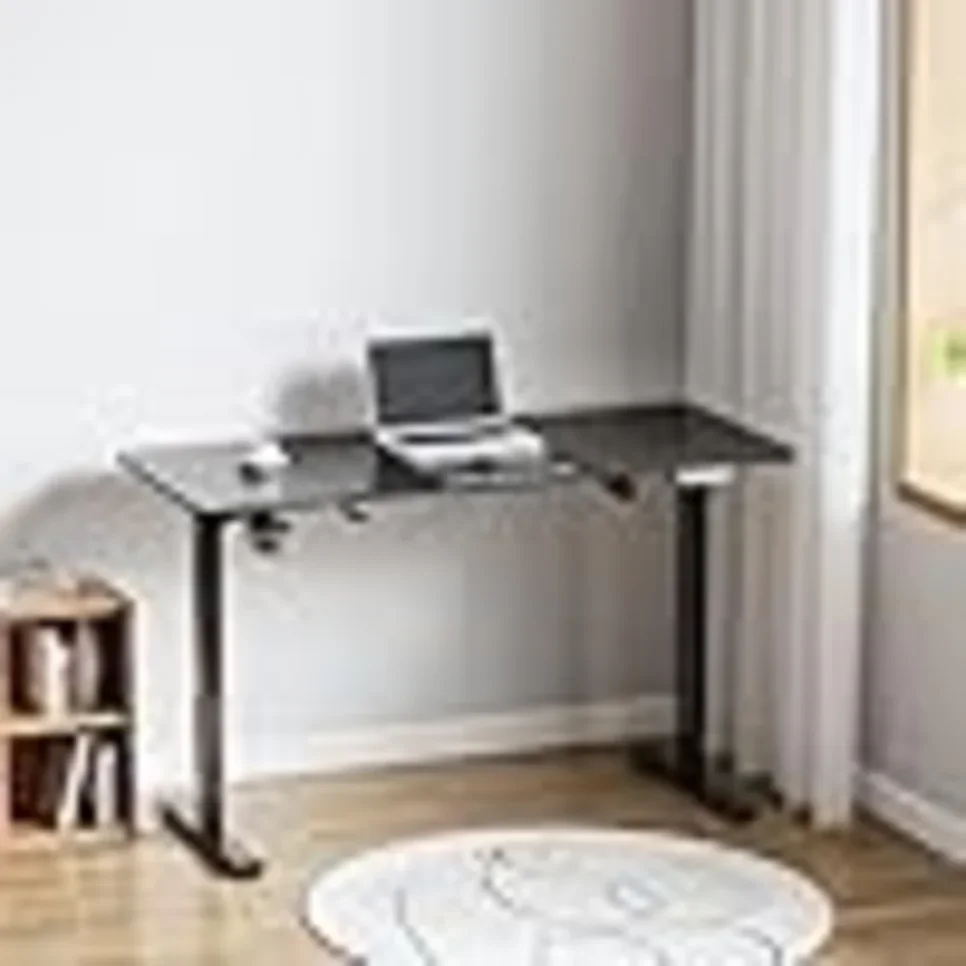 المكاتب ومكاتب الحاسوب - ستاند مكتب مع محمولات  - أبيض