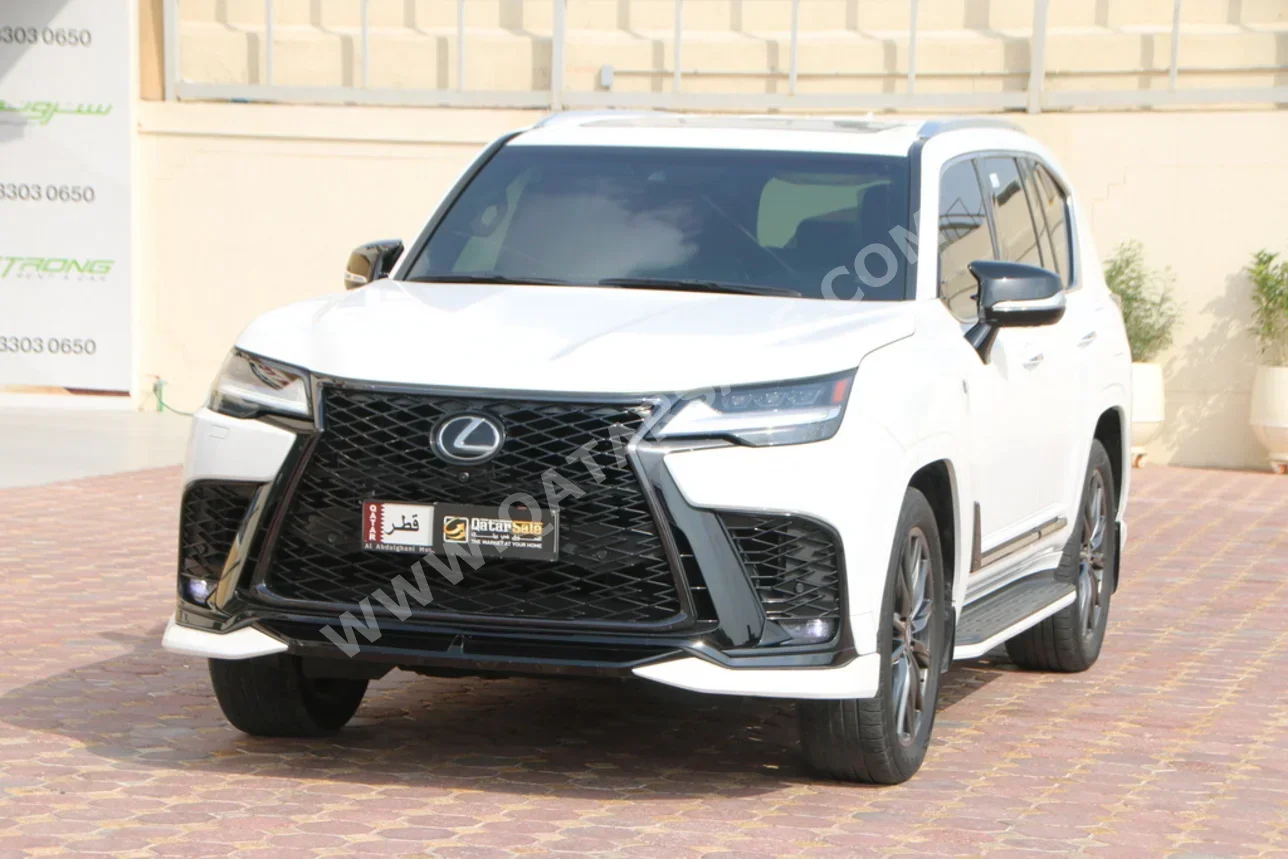Lexus  LX  600 F Sport  2024  Automatic  22,000 Km  6 Cylinder  Four Wheel Drive (4WD)  SUV  White  With Warranty