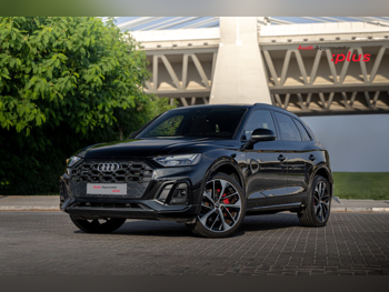 Audi  Q5  45 TFSI Quattro S-Line  2021  Automatic  44,000 Km  4 Cylinder  All Wheel Drive (AWD)  SUV  Black  With Warranty