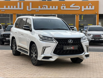 لكزس  ال اكس  570 اس  2018  اوتوماتيك  180,000 كم  8 سلندر  دفع رباعي  اس يو في  أبيض