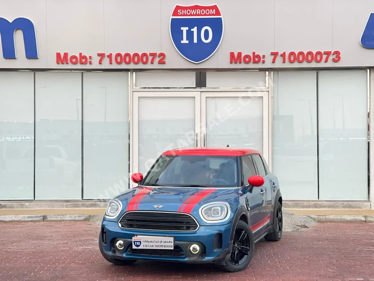 Mini  Cooper  CountryMan  2021  Automatic  120,000 Km  4 Cylinder  Rear Wheel Drive (RWD)  Hatchback  Red and Blue
