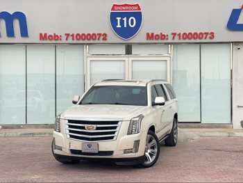 Cadillac  Escalade  2015  Automatic  137,000 Km  8 Cylinder  Four Wheel Drive (4WD)  SUV  White