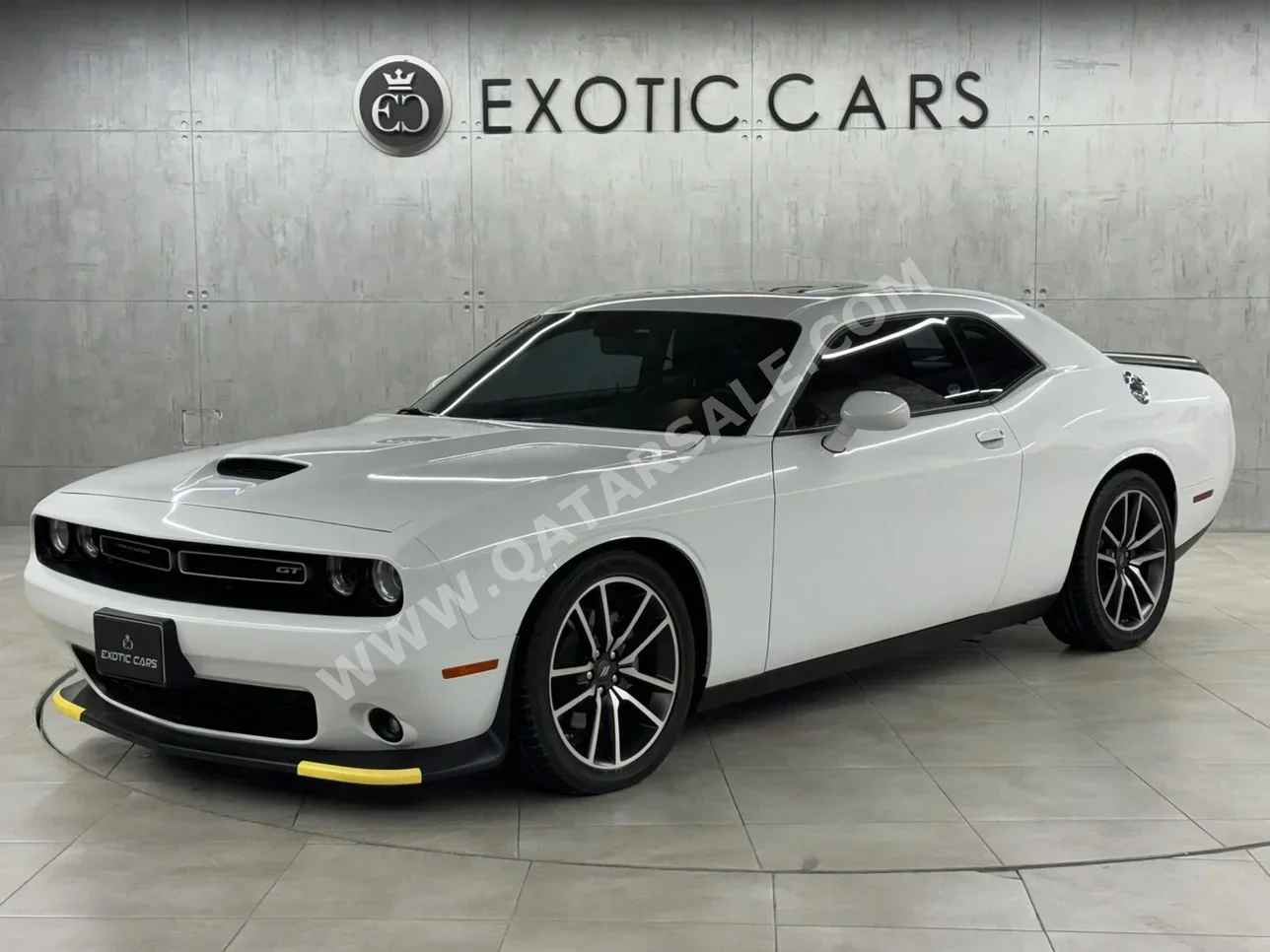 Dodge Challenger GT 2023 Automatic 4,700 Km 6 Cylinder Rear Wheel Drive (RWD) Coupe / Sport White With Warranty