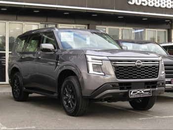 نيسان  باترول  اس اي  2026  اوتوماتيك  0 كم  6 سلندر  دفع رباعي  اس يو في  رمادي  تحت الضمان