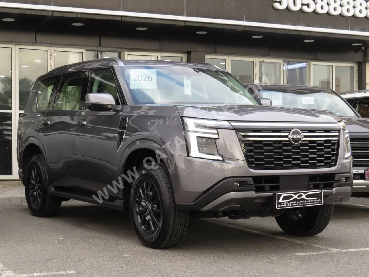 نيسان  باترول  اس اي  2026  اوتوماتيك  0 كم  6 سلندر  دفع رباعي  اس يو في  رمادي  تحت الضمان