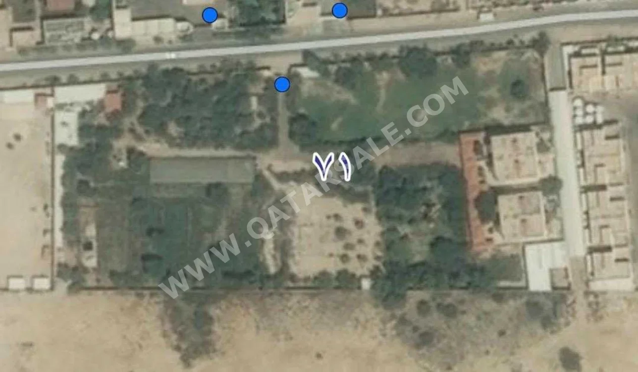 Lands For Sale in Umm Salal - Umm Ebairiya -Area Size 16,353 Square Meter