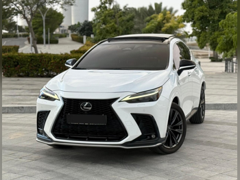 Lexus  NX  350 F Sport  2022  Automatic  75,000 Km  4 Cylinder  Four Wheel Drive (4WD)  SUV  White
