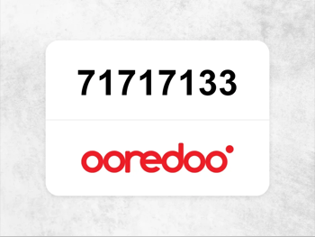 71717133  Ooredoo Mobile Phone
