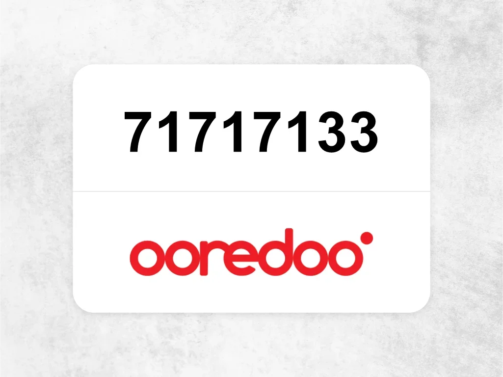 Ooredoo Mobile Phone  71717133