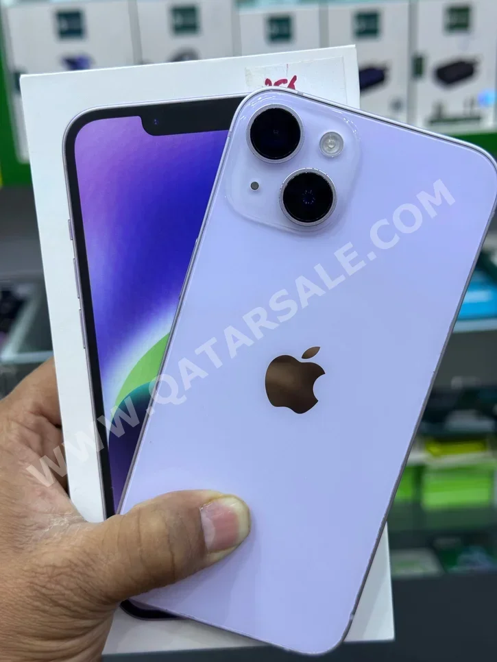 هواتف نقالة ابل  - ايفون 14  - أرجواني  - 256 جيجابايت