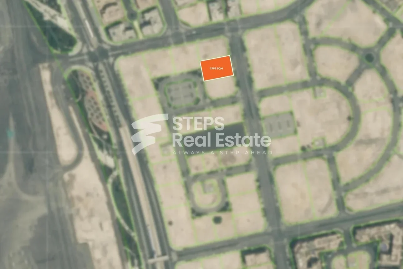Lands For Sale  in Lusail  - Fox Hills  -Area Size 2,766 Square Meter