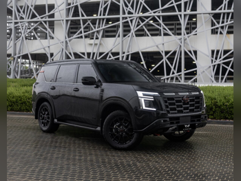 نيسان  باترول  برو- 4 اكس  2026  اوتوماتيك  4,000 كم  8 سلندر  دفع رباعي  اس يو في  أسود  تحت الضمان