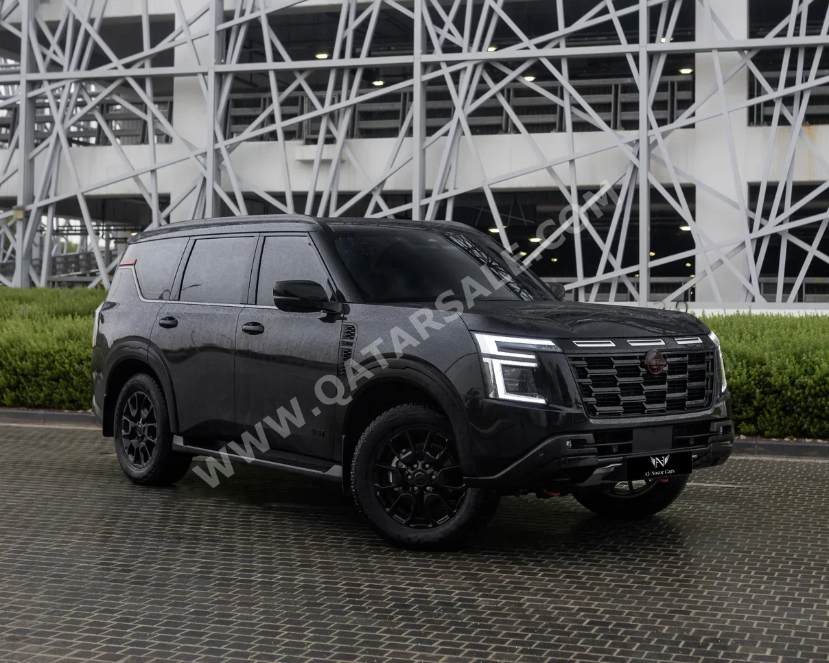 Nissan  Patrol  Pro-4X  2026  Automatic  4,000 Km  8 Cylinder  Four Wheel Drive (4WD)  SUV  Black  With Warranty