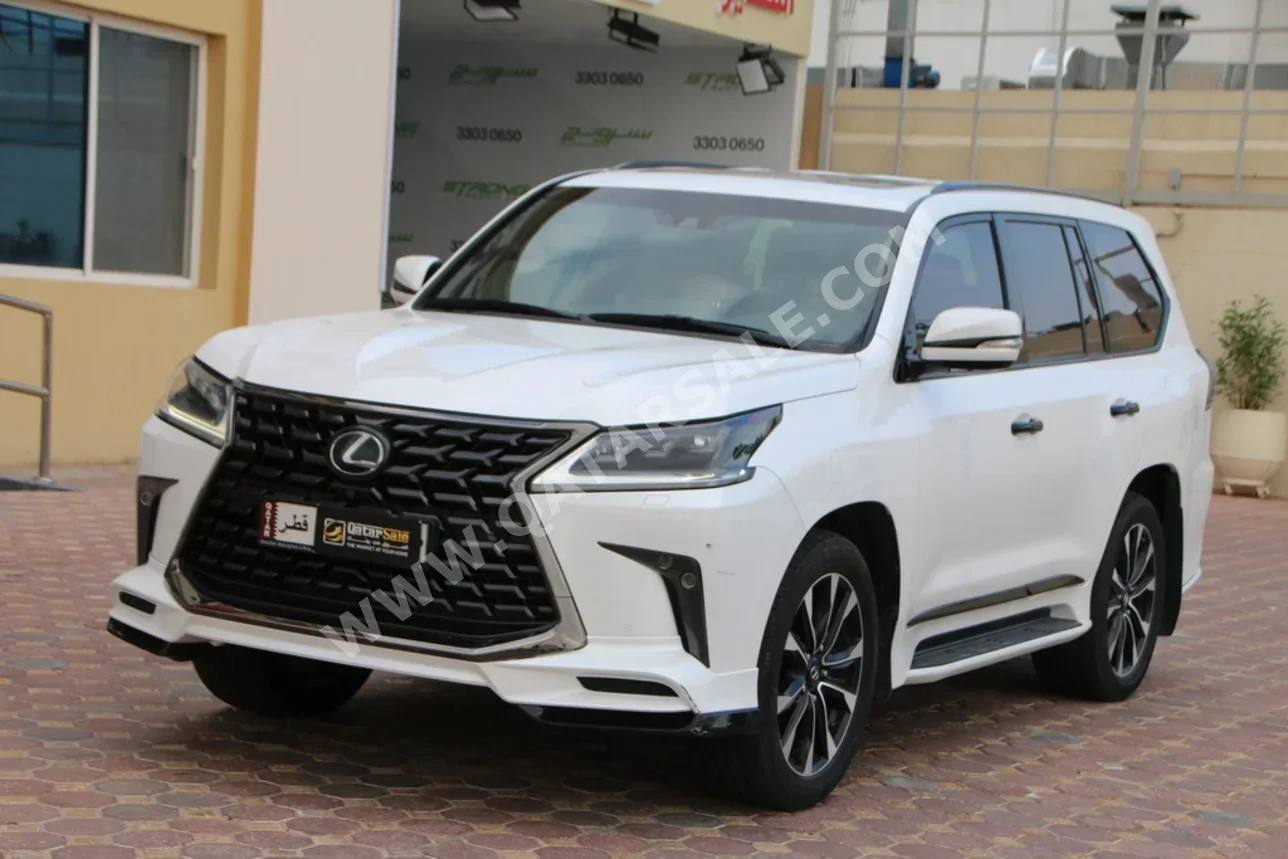 Lexus  LX  570 S Black Edition  2021  Automatic  162,000 Km  8 Cylinder  Four Wheel Drive (4WD)  SUV  White