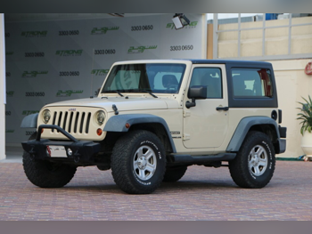 Jeep  Wrangler  Sport  2012  Automatic  145,000 Km  6 Cylinder  Four Wheel Drive (4WD)  SUV  Beige