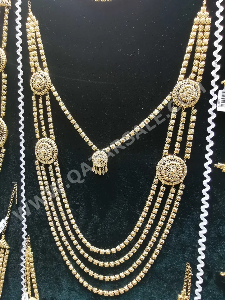 Gold Set  Bahrain  Woman  65.22 Gram  Band  Yellow Gold  21k