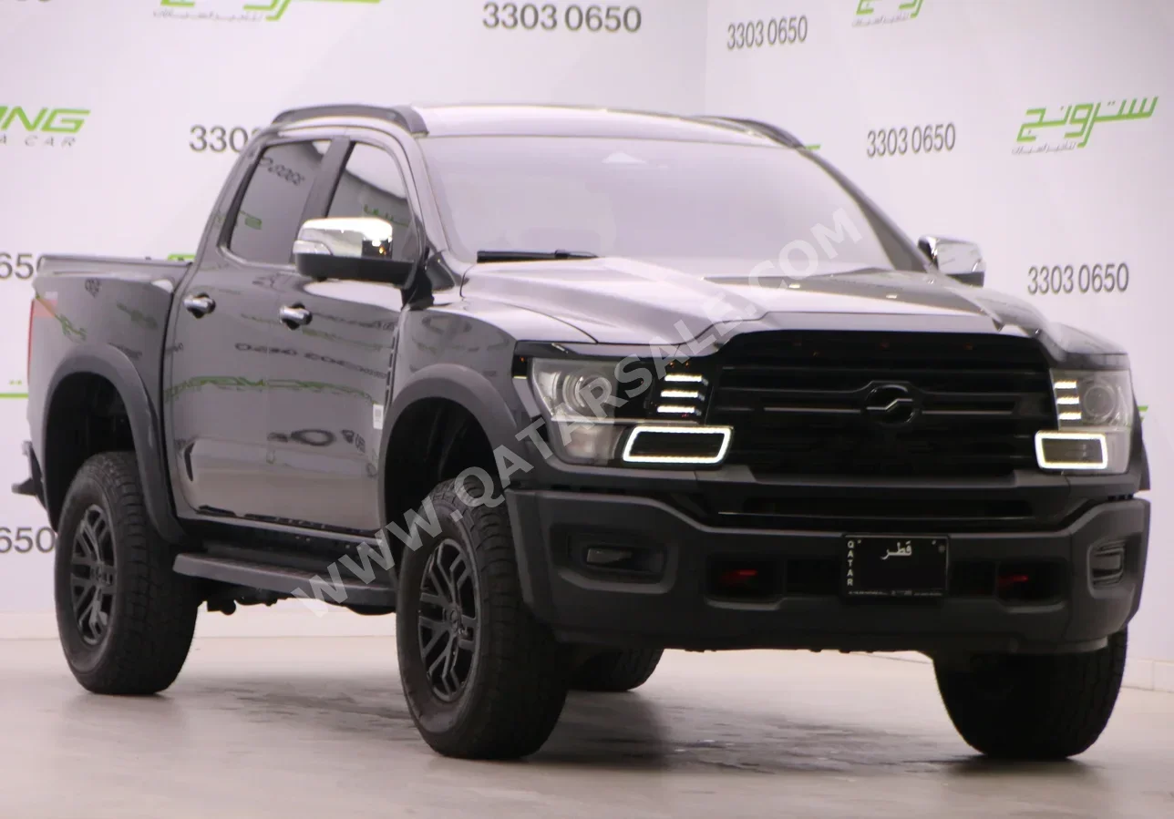 Zxauto  Grand Lion  2025  Automatic  15,000 Km  4 Cylinder  Four Wheel Drive (4WD)  Pick Up  Black  With Warranty