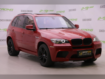 BMW  X-Series  X5 M  2010  Automatic  170,000 Km  8 Cylinder  Four Wheel Drive (4WD)  SUV  Red