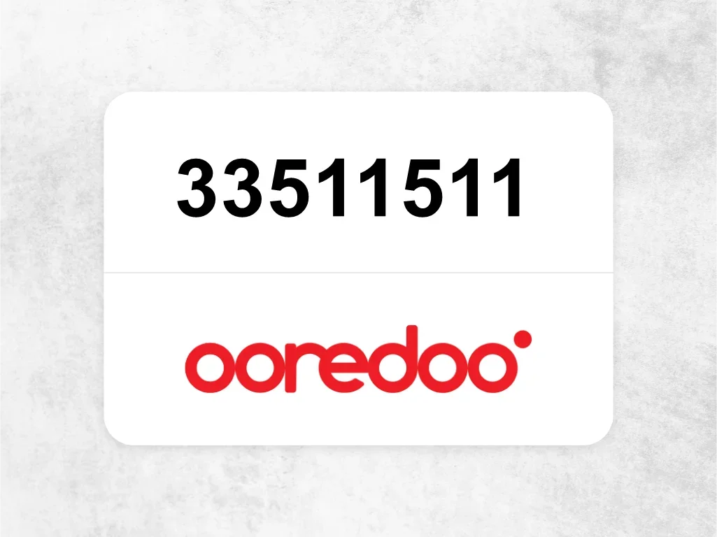 Ooredoo Mobile Phone  33511511
