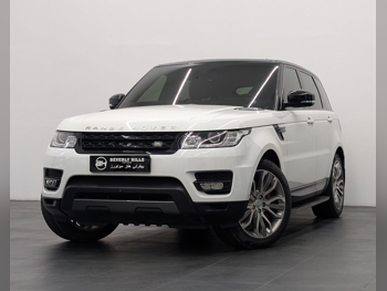 Land Rover  Range Rover  Sport Super charged  2016  Automatic  20,341 Km  8 Cylinder  Four Wheel Drive (4WD)  SUV  White