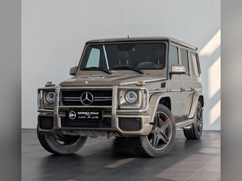 مرسيدس - بنز  جي - كلاس  63 اي ام جي  2014  اوتوماتيك  137,510 كم  8 سلندر  دفع رباعي  اس يو في  ذهبي