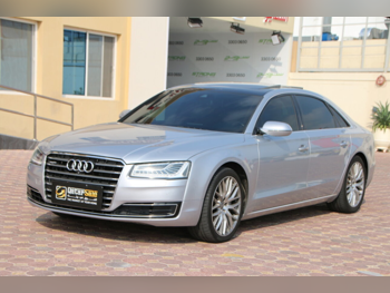 Audi  A8  50 TFSI  2016  Automatic  129,000 Km  8 Cylinder  Rear Wheel Drive (RWD)  Sedan  Silver