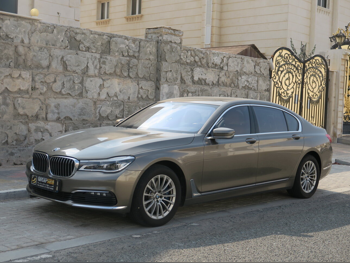 BMW  7-Series  740 Li  2018  Automatic  34,000 Km  6 Cylinder  Rear Wheel Drive (RWD)  Sedan  Brown