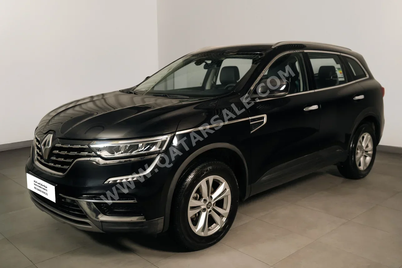 رينو كوليوس 2023 اوتوماتيك 17,850 كم 4 سلندر دفع كلي مستمر اس يو في أسود تحت الضمان