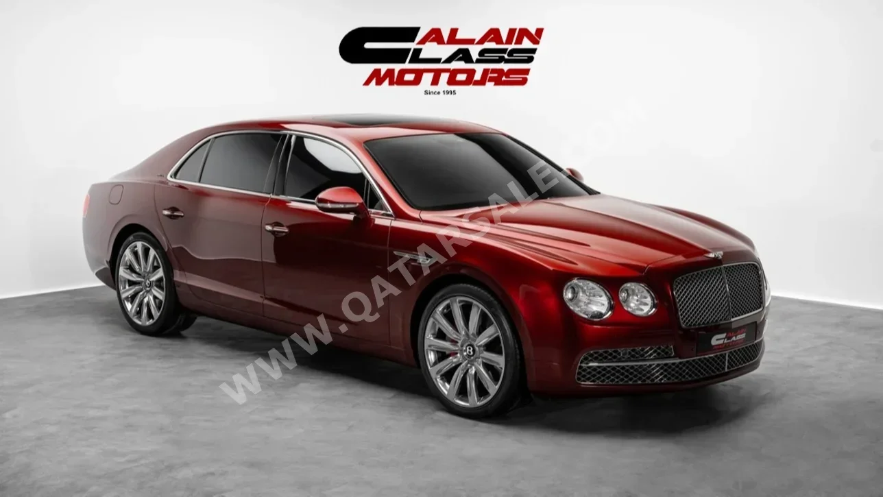 بنتلي  كونتيننتل  فلاينج سبور  2014  اوتوماتيك  8,766 كم  12 سلندر  دفع كلي مستمر  سيدان  عنابي