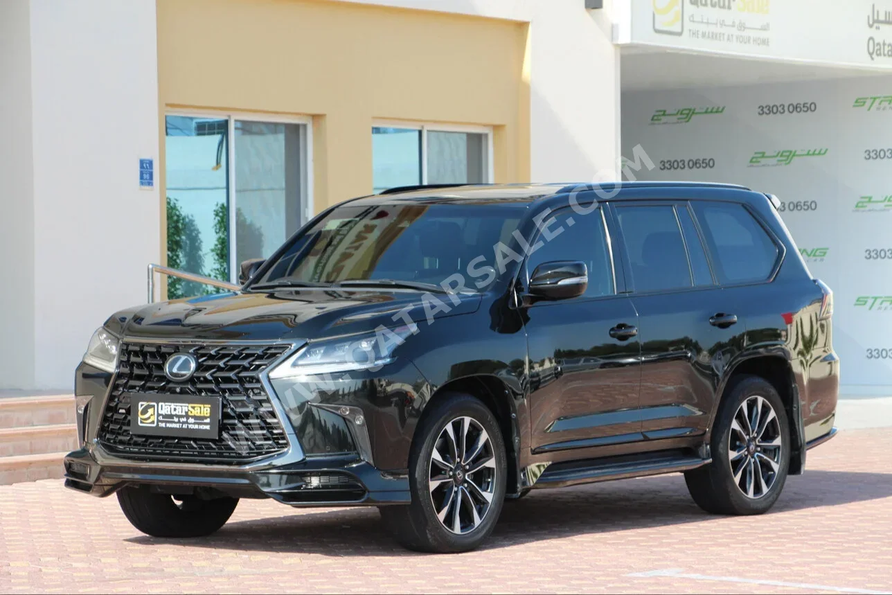 لكزس  ال اكس  570 اس بلاك ايديشن  2021  اوتوماتيك  68,000 كم  8 سلندر  دفع رباعي  اس يو في  أسود