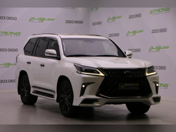 لكزس  ال اكس  570 اس بلاك ايديشن  2019  اوتوماتيك  83,000 كم  8 سلندر  دفع رباعي  اس يو في  أبيض