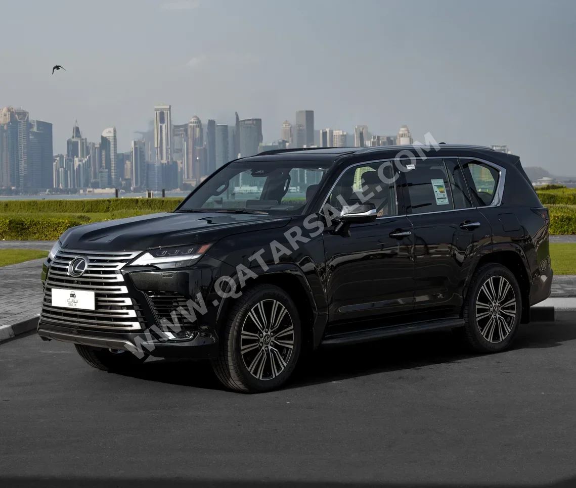 لكزس  ال اكس 600  6 سلندر  إس يو في 4 في 4  أسود  2026