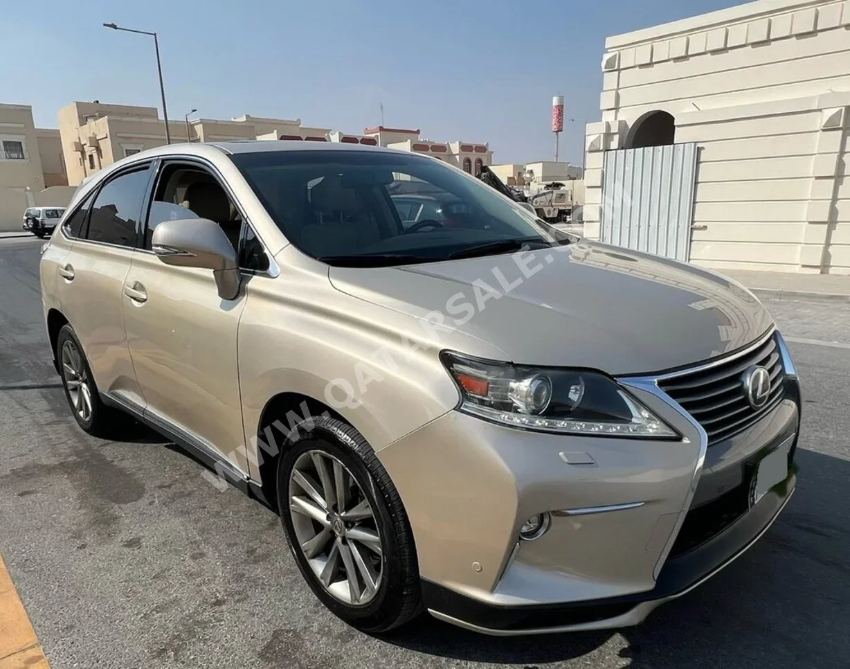 لكزس  ار اكس  350  2015  اوتوماتيك  327,000 كم  6 سلندر  دفع رباعي  اس يو في  ذهبي  تحت الضمان