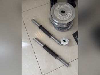 Weights - Spin-Lock Dumbbells  - Round  - Gray