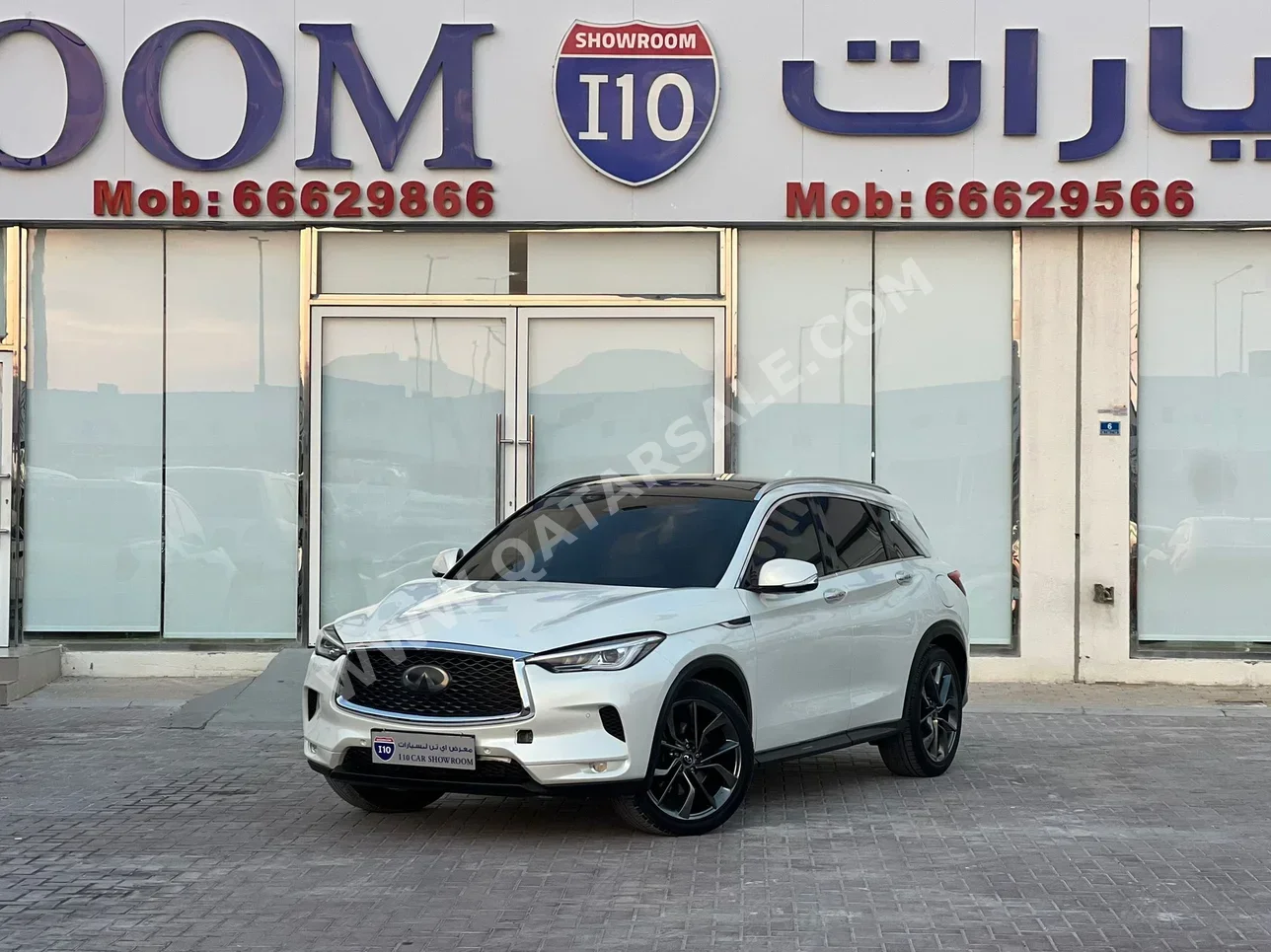 Infiniti  QX  50  2019  Automatic  96,000 Km  4 Cylinder  Four Wheel Drive (4WD)  SUV  White