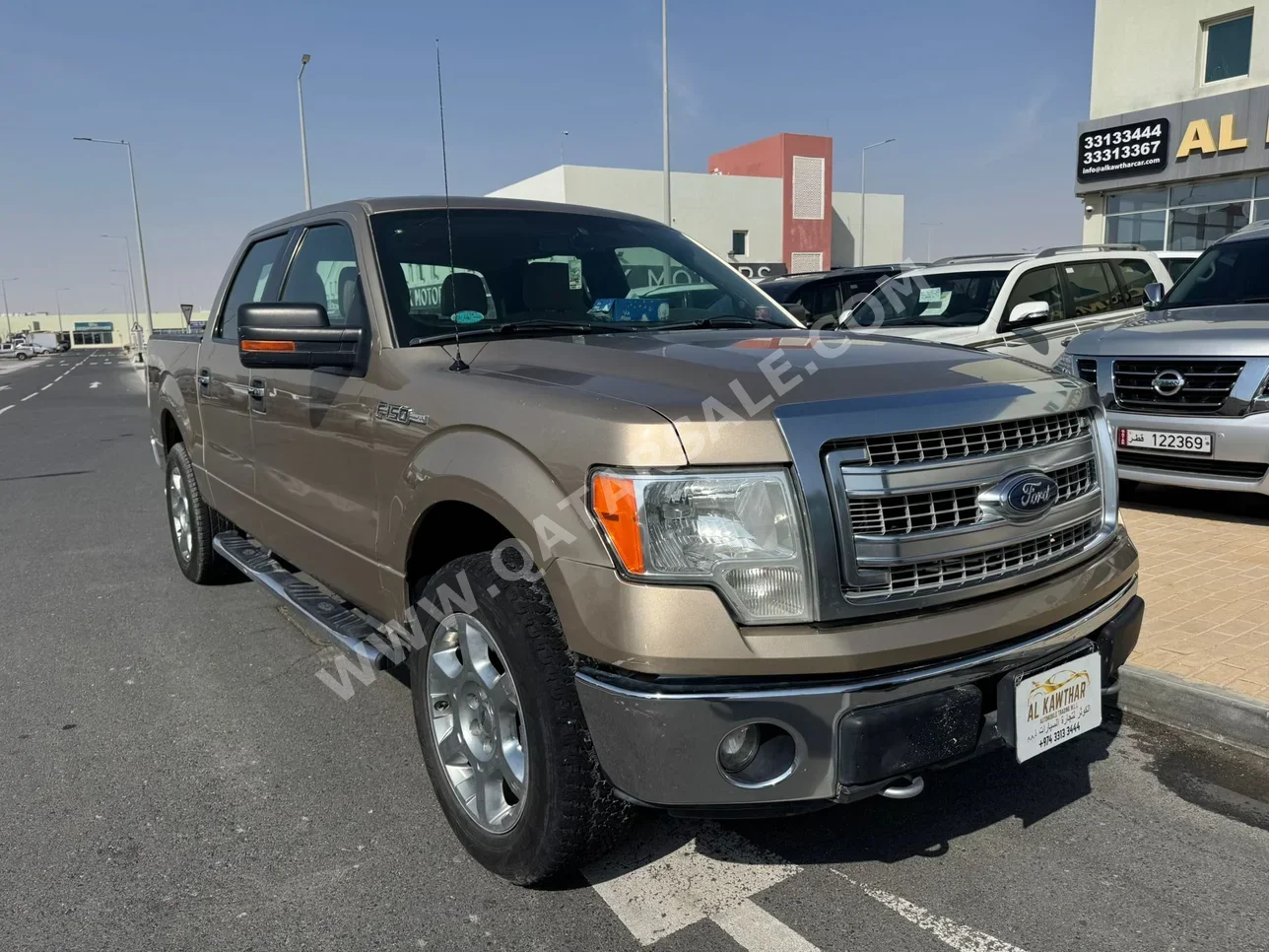 فورد  أف  150  2014  اوتوماتيك  309,000 كم  8 سلندر  دفع رباعي  بيكب  ذهبي