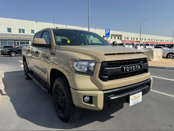 Toyota  Tundra  TRD PRO  2016  Automatic  163,000 Km  8 Cylinder  Four Wheel Drive (4WD)  Pick Up  Beige