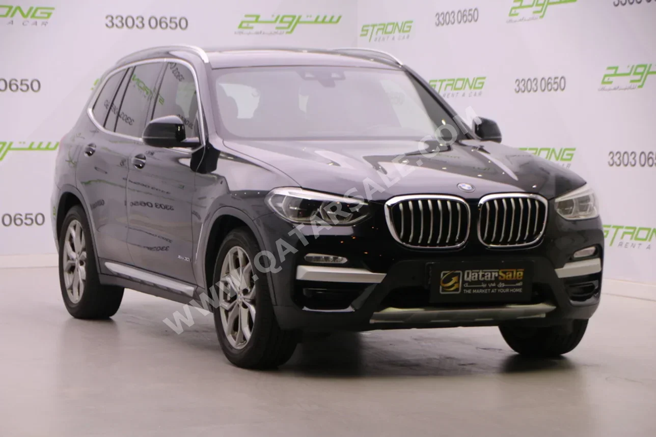 بي ام دبليو  الفئة - اكس  اكس 3  2018  اوتوماتيك  65,000 كم  4 سلندر  دفع رباعي  اس يو في  أسود