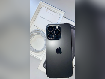 Mobile Phones Apple  - iPhone 15  - Pro Max  - Black  - 1 TB