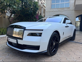 Rolls-Royce Spectre 2025 Automatic 3,000 Km 0 Cylinder Four Wheel Drive (4WD) Coupe / Sport White and Black With Warranty