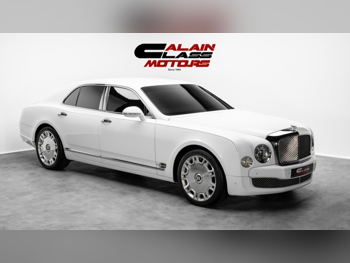 Bentley  Mulsanne  2011  Automatic  38,674 Km  8 Cylinder  Rear Wheel Drive (RWD)  Sedan  White