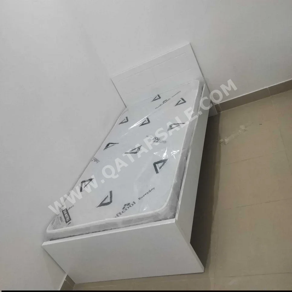 Beds - Lifestyle - Single - White - Mattress Included