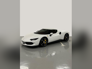 فيراري  296  جي تي بي  2023  اوتوماتيك  3,000 كم  6 سلندر  دفع رباعي  كوبيه \ سبورت  أبيض  تحت الضمان