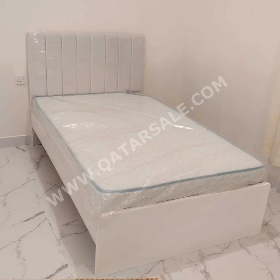 Beds - Lifestyle - Single - White - Mattress Included