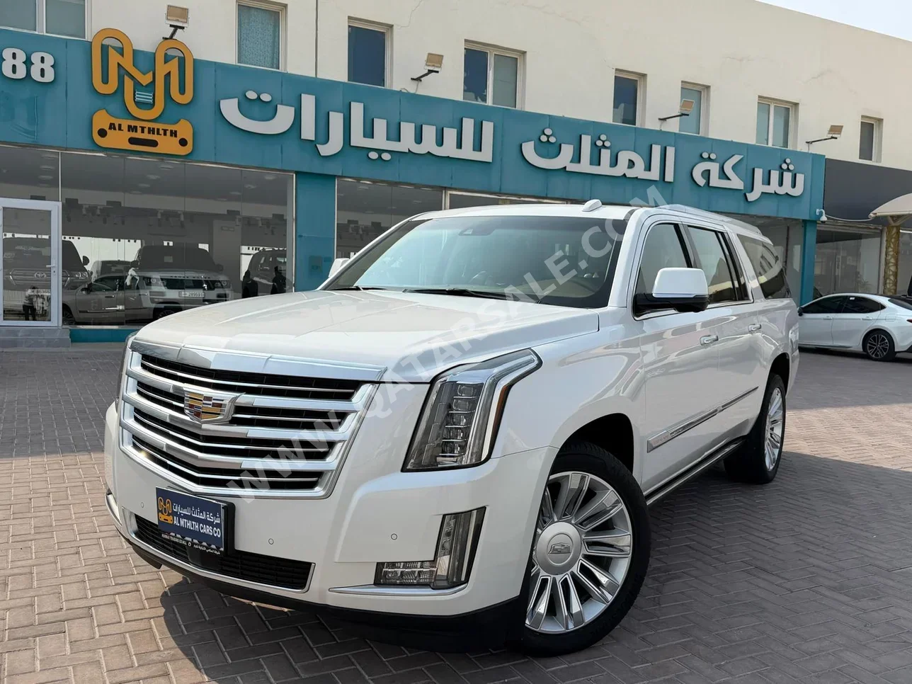 Cadillac Escalade Platinum 2016 Automatic 154,000 Km 8 Cylinder Four Wheel Drive (4WD) SUV White