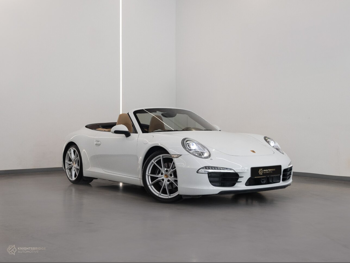 Porsche  911  Carrera Cabriolet  2014  Automatic  69,100 Km  6 Cylinder  Rear Wheel Drive (RWD)  Convertible  White  With Warranty