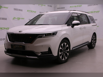 Kia  Carnival  2021  Automatic  97,000 Km  6 Cylinder  Four Wheel Drive (4WD)  SUV  White  With Warranty