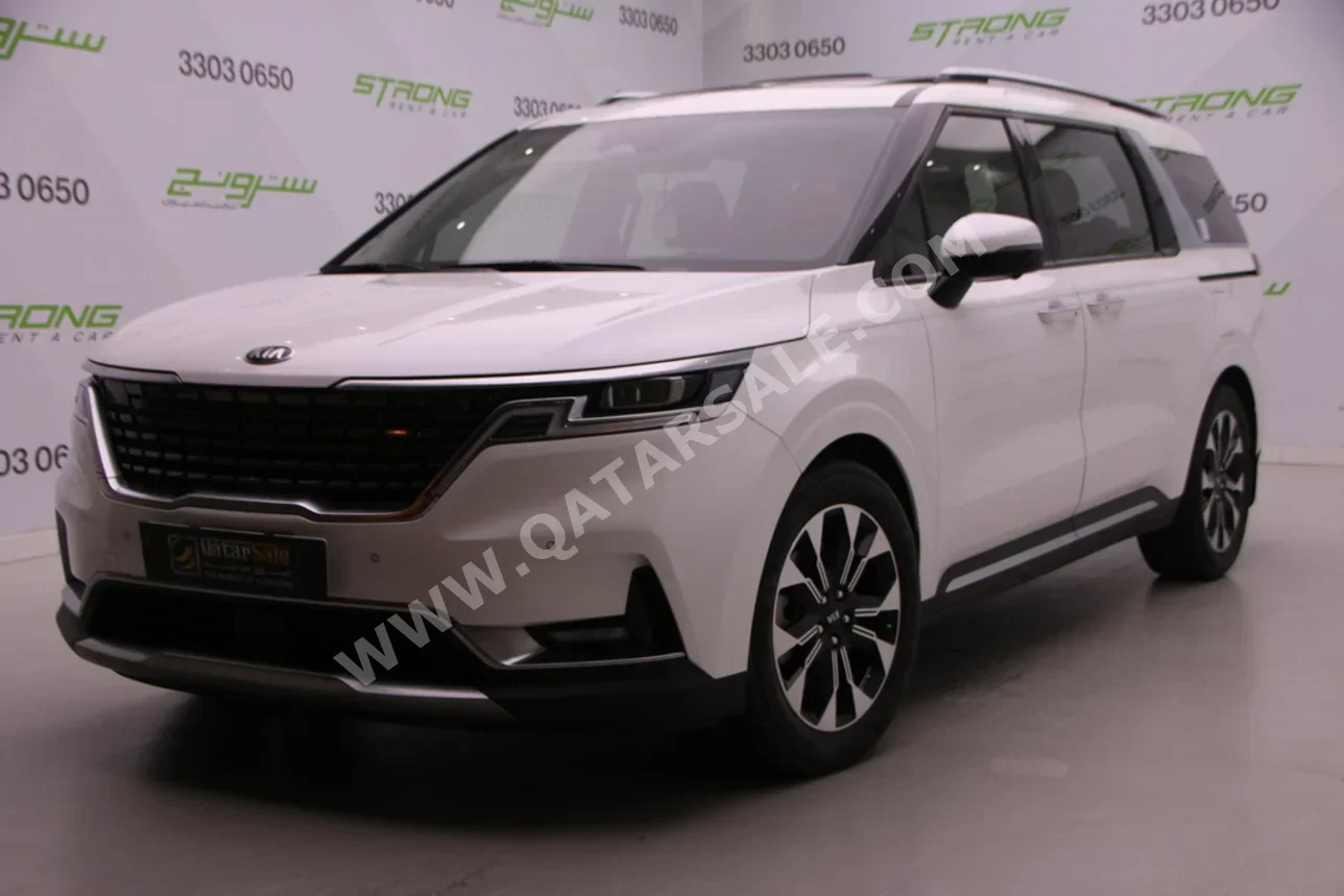 Kia Carnival 2021 Automatic 97,000 Km 6 Cylinder Four Wheel Drive (4WD) SUV White With Warranty