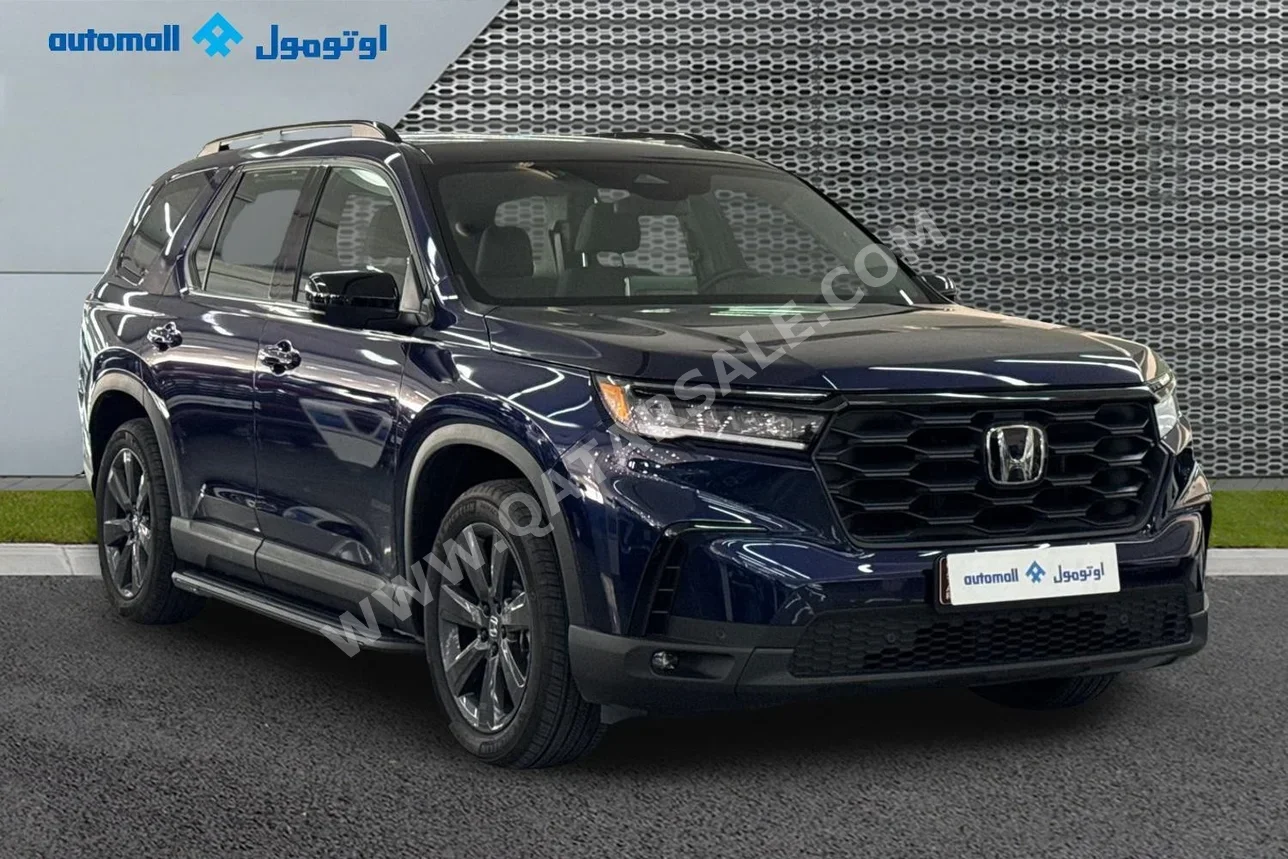 Honda  Pilot  EXL  2025  Automatic  3,998 Km  6 Cylinder  All Wheel Drive (AWD)  SUV  Blue  With Warranty