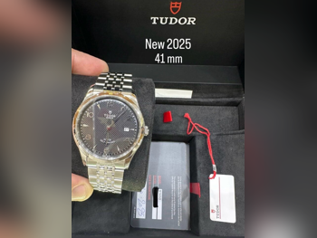 ساعات - تودور  - ساعات ميكانيكية  - فضة  - ساعات رجالي